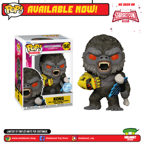 Pop! Movies: Godzilla x Kong: New Empire - Kong With Battle Pose [Exclusive] (As Seen On TARGET CON 2024)