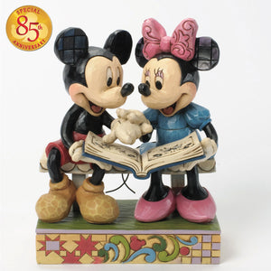 Enesco : Disney Traditions - Mickey and Minnie 85th Anniversary Sharing Memories - Sheldonet Toy Store
