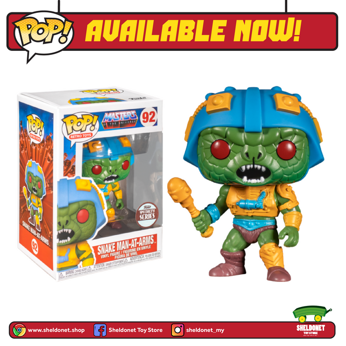 [IN-STOCK] Pop! Vinyl: Masters Of The Universe - Snake-Man-At-Arms [Specialty Series]