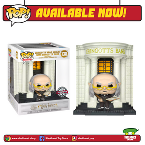Pop! Deluxe: Harry Potter: Diagon Alley - Gringott's Bank With Gringott's Head Goblin [Exclusive] - Sheldonet Toy Store