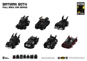 Beast Kingdom: Batman 80th Pull Back Car Series - Comes in 7 Collections (Year Series 1966, 1992, 1995, 1997, 2005, 2017)