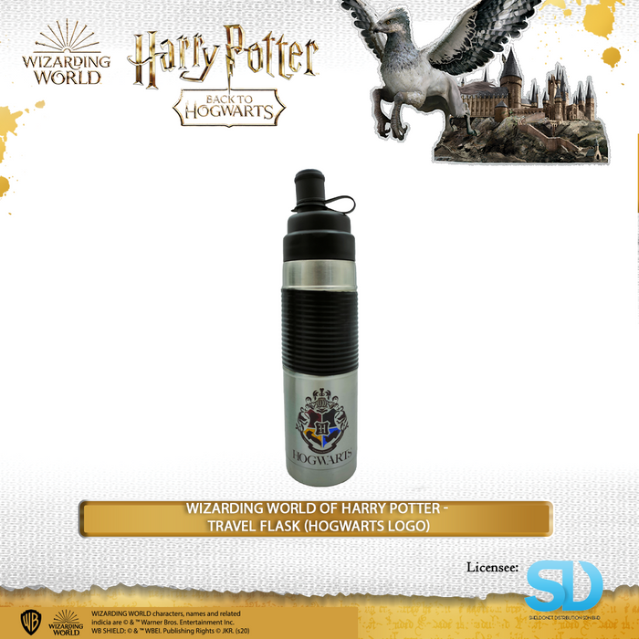 Wizarding World Of Harry Potter - Harry Potter Travel Flask (Hogwarts Logo)
