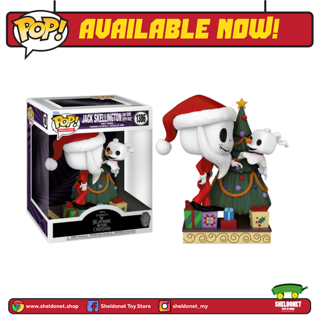 Pop! Deluxe: The Nightmare Before Christmas 30th Anniversary - Jack & Zero With Tree