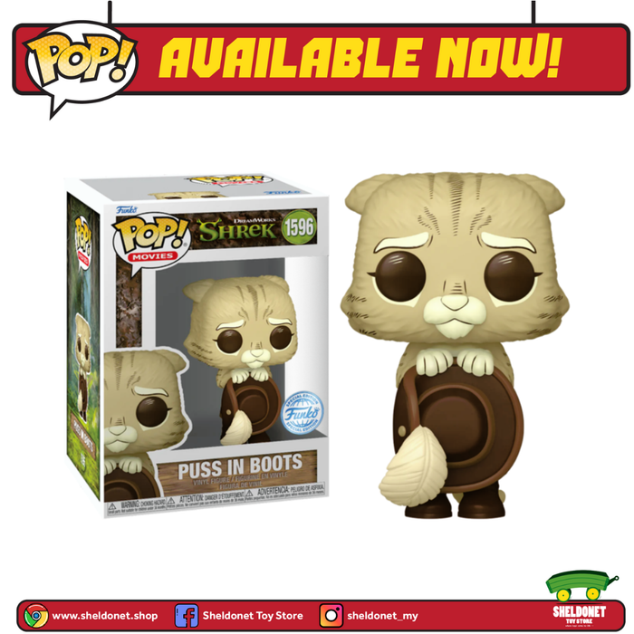 Pop! Movies: Shrek - Puss in Boots (Retro) (DreamWorks 30th Anniversary) [Exclusive]