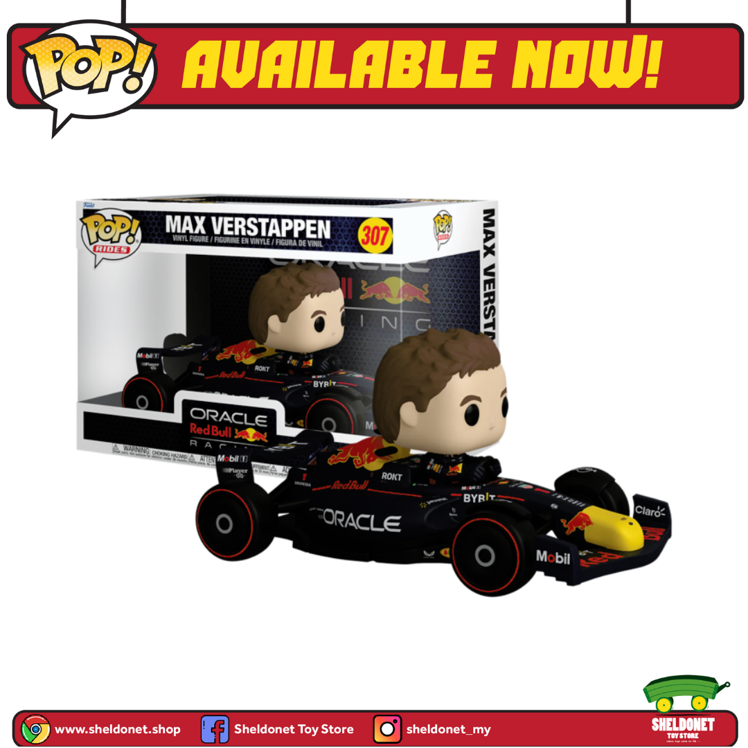 Pop! Rides Super Deluxe: Formula 1 - Max Verstappen (Oracle Red