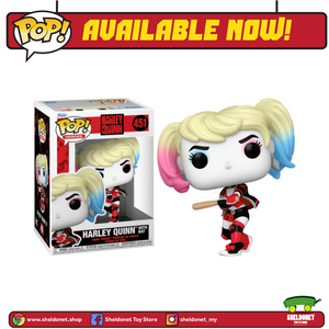 Pop! Heroes: DC- Harley Quinn: 30th Anniversary - Harley Quinn with Bat