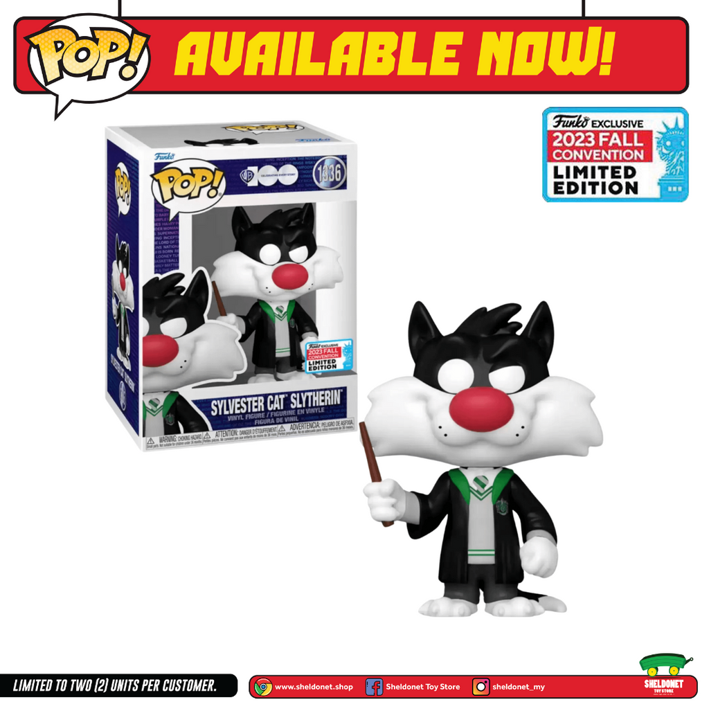 Pop! Animation: Looney Tunes - Sylvester Cat Slytherin (WB100) [Fall Convention Exclusive 2023]