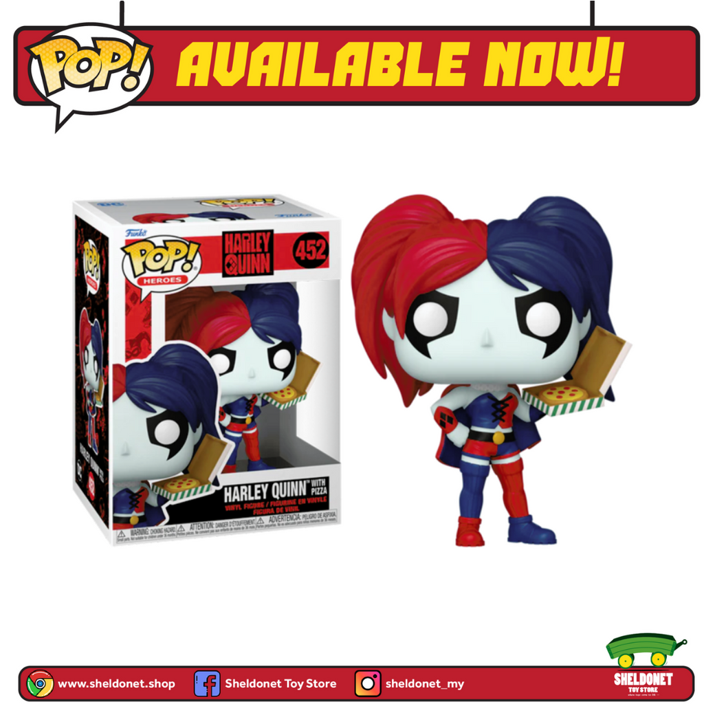 Pop! Heroes: DC- Harley Quinn: 30th Anniversary - Harley Quinn with Pizza