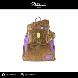 Loungefly: Marvel - Shine Thanos Gauntlet Mini Backpack