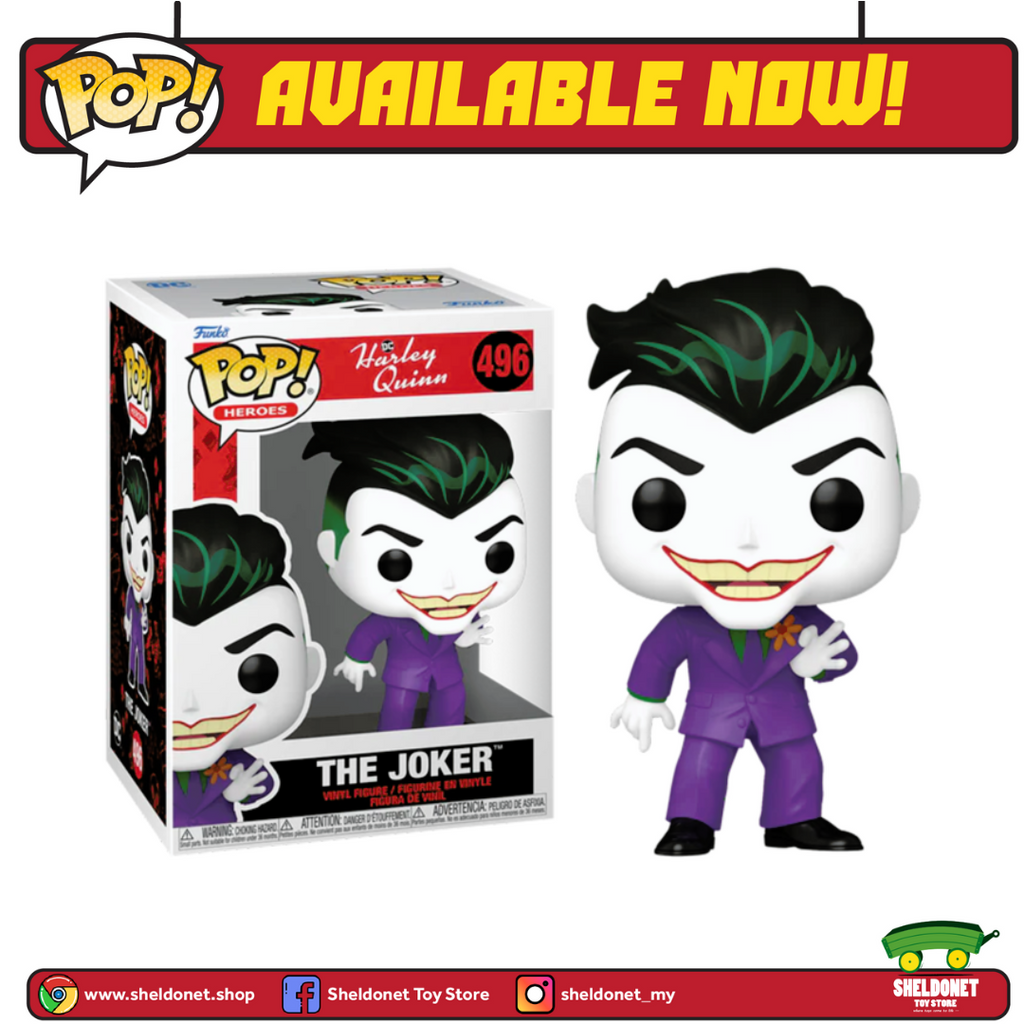 [IN-STOCK] Pop! Heroes: Harley Quinn: Animated Series - The Joker