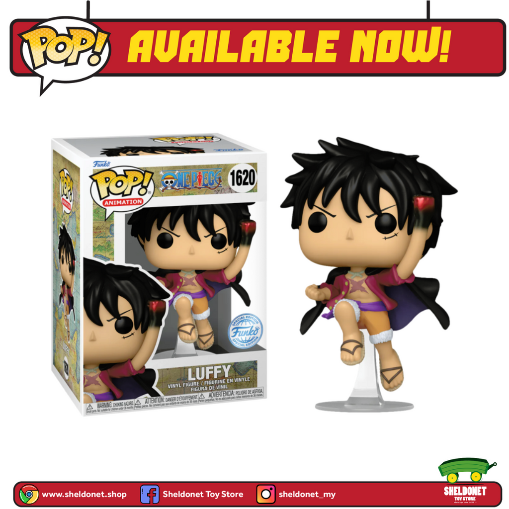 [IN-STOCK] Pop! Animation: One Piece - Luffy (Uppercut) (Metallic) [Exclusive]