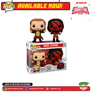 Pop! WWE: Edge & Kane (2-Pack) [Exclusive] (As Seen On TARGET CON 2024)