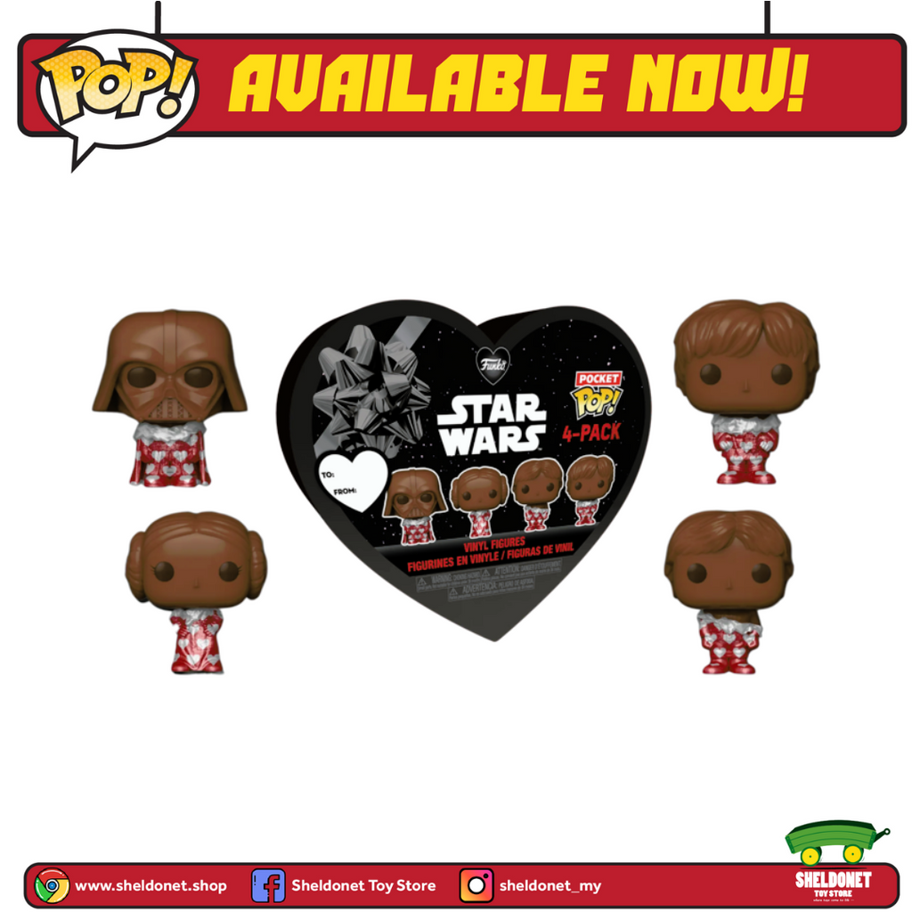 Pocket Pop!: Star Wars Valentine Box 2024 [4-Pack]