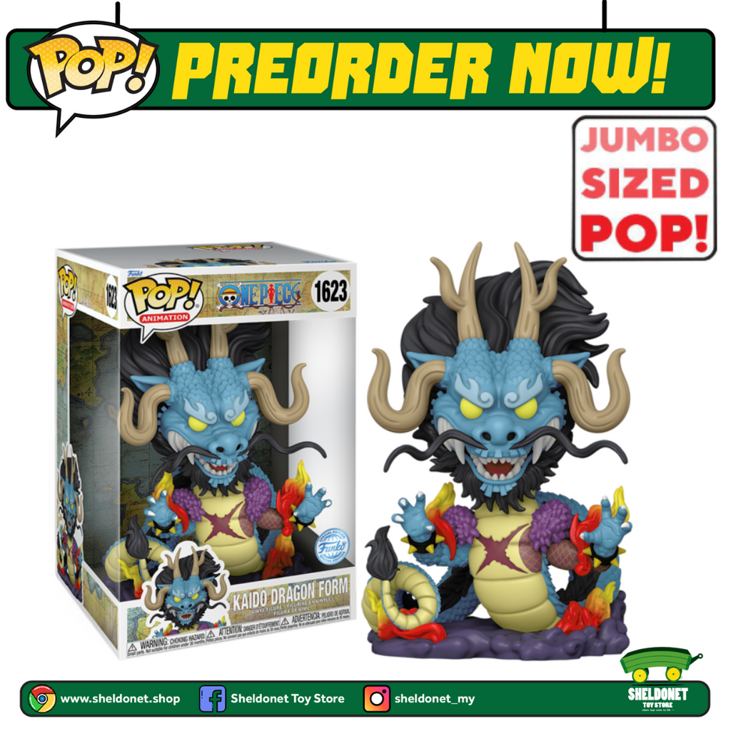 [SHELDONET.SHOP WEBSTORE EXCLUSIVE PREORDER] Pop! Animation: One Piece - Kaido As Dragon 10" Inch [Exclusive] [ETA: End June,2024] (STORE PICKUP ONLY)