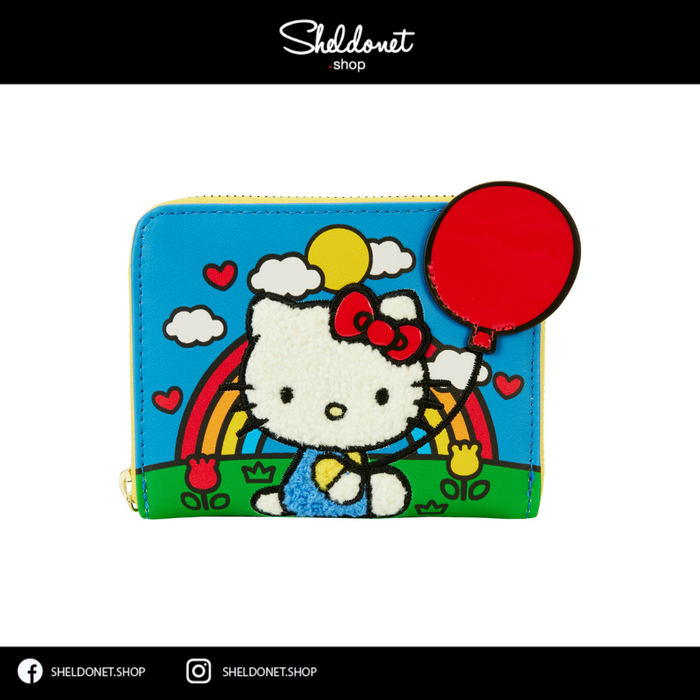 Loungefly: Hello Kitty 50Th Anniversary - Chenille Zip Around Wallet