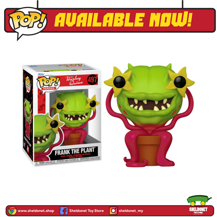 [IN-STOCK] Pop! Heroes: Harley Quinn: Animated Series - Frank the Plant