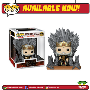 Pop! Deluxe: Game of Thrones: House of the Dragon - Viserys on the Iron Throne