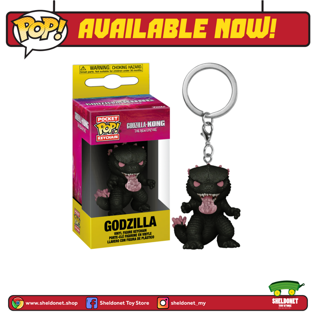Pocket Pop! Keychain: Godzilla x Kong: New Empire - Godzilla