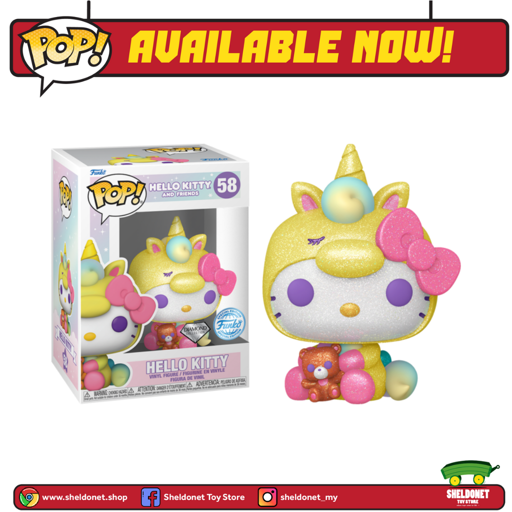 Pop! Sanrio: Hello Kitty - Hello Kitty Unicorn (Diamond Glitter) [Exclusive]