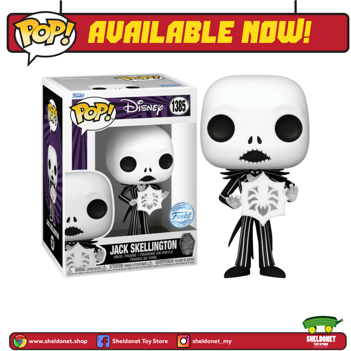 Pop! Disney: The Nightmare Before Christmas 30th Anniversary - Jack With Snowflake [Exclusive]