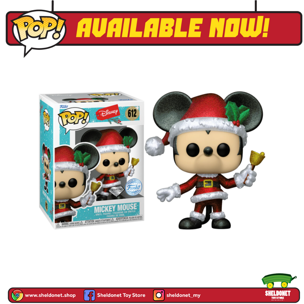 Pop! Disney: Holiday - Mickey Mouse (Diamond Glitter) [Exclusive]