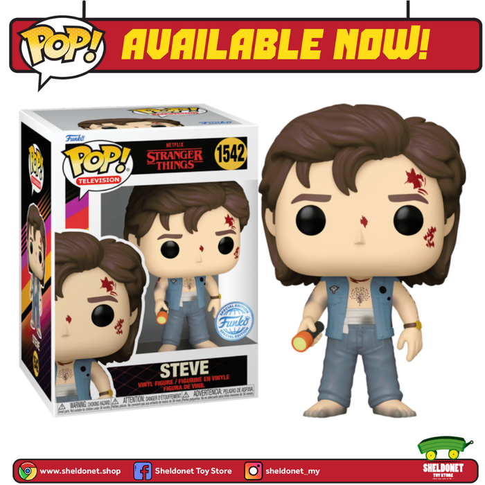 Pop! TV: Stranger Things - Steve (Season 4) (Battle Damage) [Exclusive]