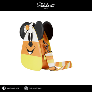 Loungefly: Disney - Mickey And Minnie Candy Corn Crossbody Bag