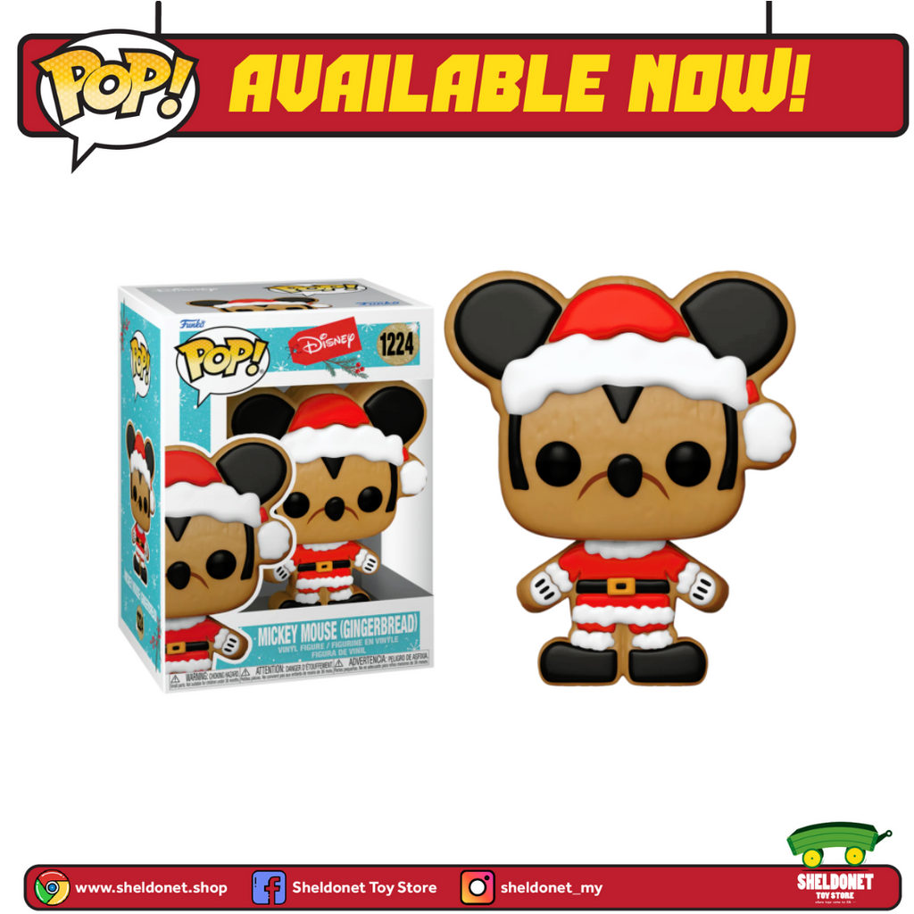 Pop! Disney: Holiday - Santa Mickey Mouse (Gingerbread Man)