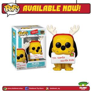 Pop! Disney: Holiday - Pluto with Letter