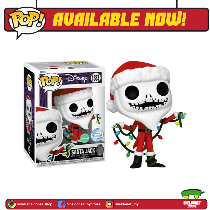 Pop! Disney: The Nightmare Before Christmas 30th Anniversary - Santa Jack (Scented) [Exclusive]