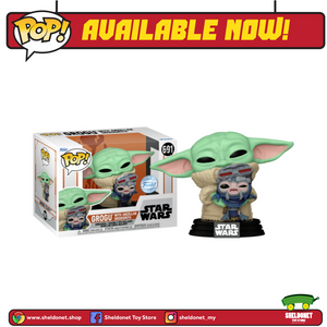 [IN-STOCK] Pop! Star Wars: The Mandalorian - Grogu With Driod Smith [Exclusive]