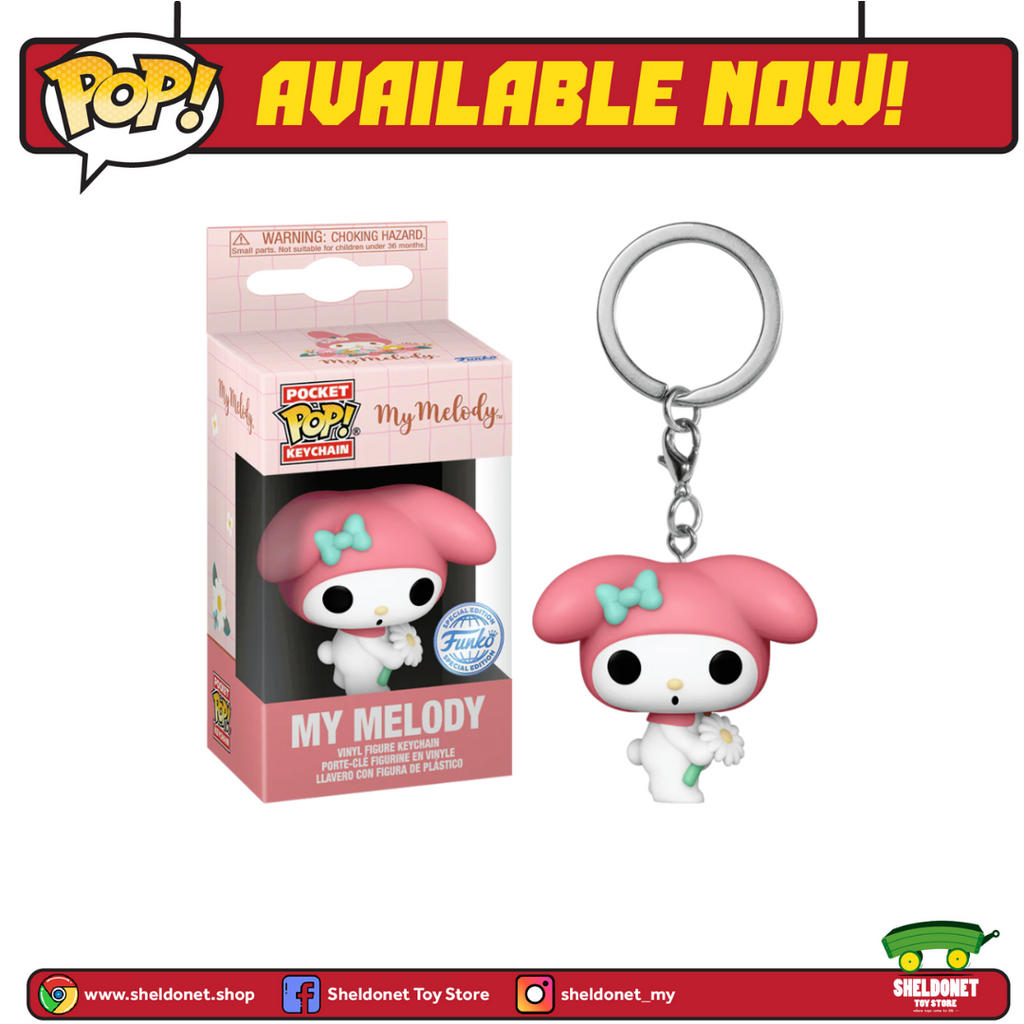 Pocket Pop! Keychain: Hello Kitty - My Melody (Spring Time) [Exclusive]