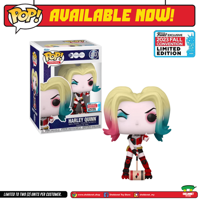 Pop! Heroes: DC Comics - Harley Quinn (WB100) [Fall Convention Exclusive 2023]