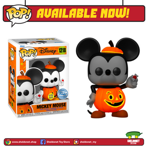 Pop! Disney: Mickey Mouse as Halloween Pumpkin (Glow In The Dark) [Exclusive]