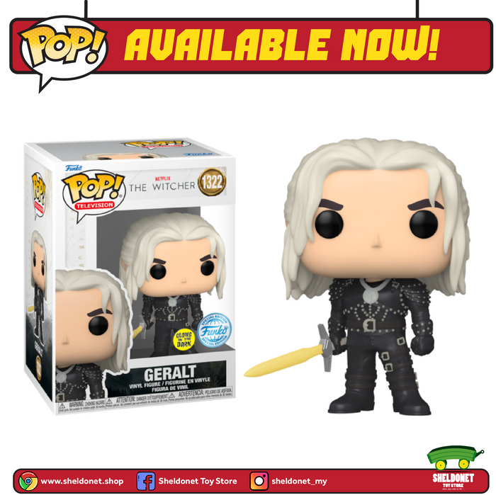 Pop! TV: Witcher (Season 2) - Geralt With Sword (Glows In The Dark) [Exclusive]