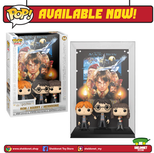Pop! Movie Poster: Harry Potter and the Philosopher's Stone - Ron, Harry & Hermione