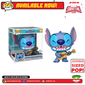 Pop! 10" Inch: Lilo & Stitch - Stitch With Ukulele [Exclusive] (As Seen On TARGET CON 2024)