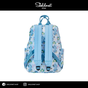 Loungefly: Disney's Lilo And Stitch - Springtime Stitch All Over Print Full Size Nylon Backpack