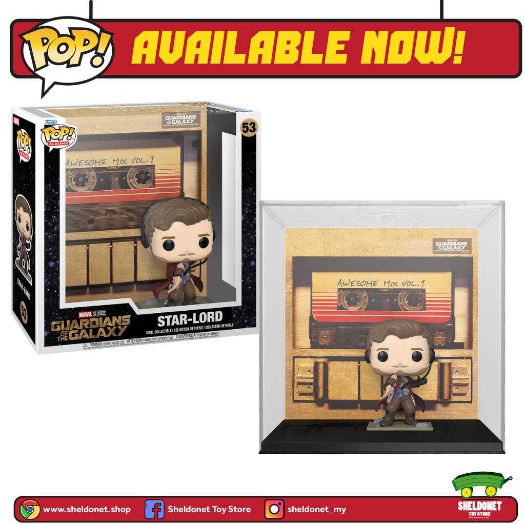 Pop! Albums: Guardians of the Galaxy - Star Lord with Awesome Mix Vol. 1