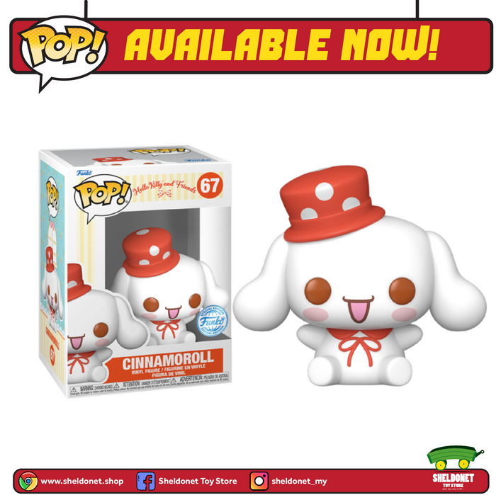 Pop! Sanrio: Hello Kitty - Cinnamoroll with Hat [Exclusive]
