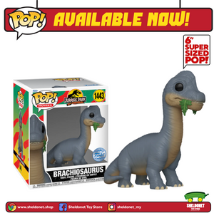 Pop! Movies: Jurassic Park 30th Anniversary - Brachiosaurus 6" Inch [Exclusive]