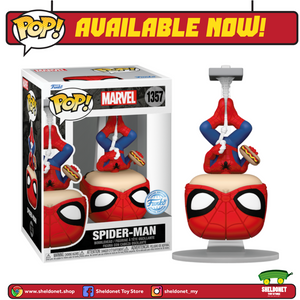 Pop! Marvel: Spider-Man With Hot Dog (Upside Down) [Exclusive]