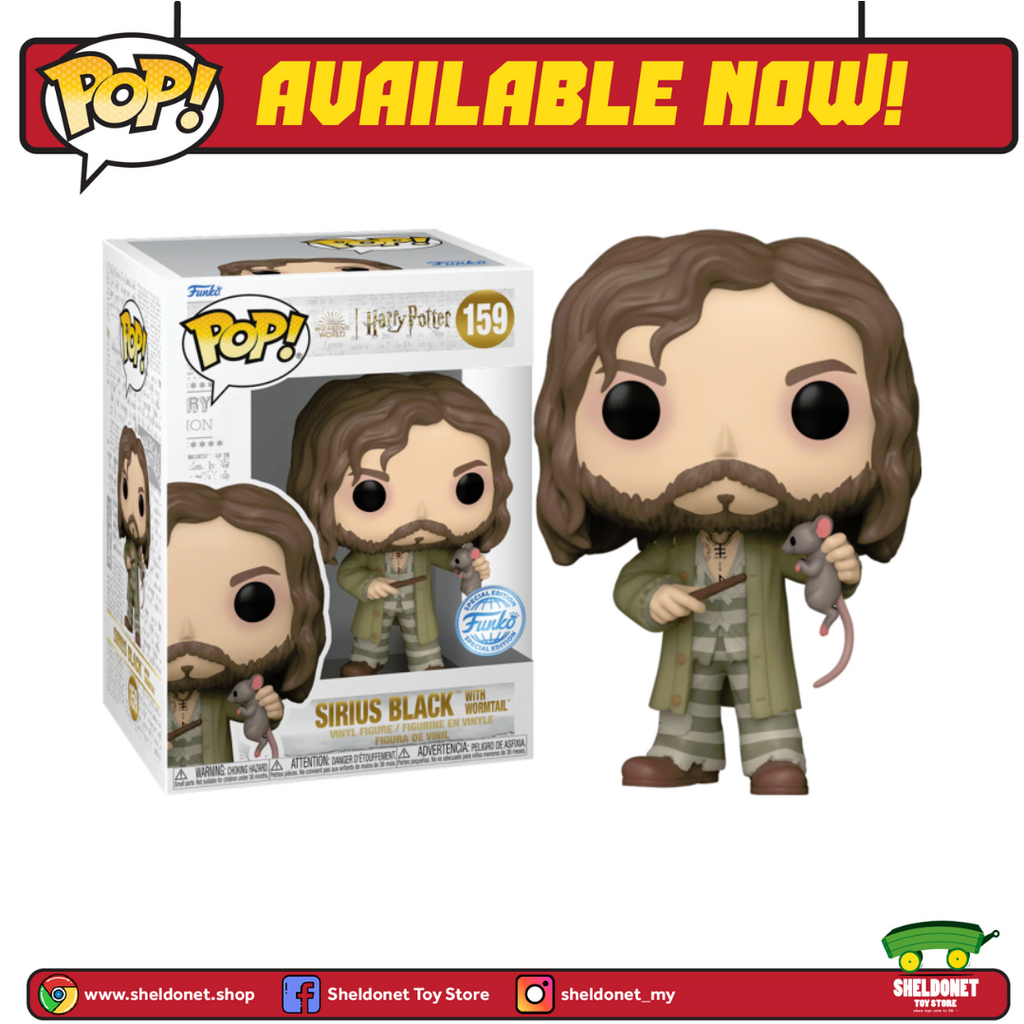 Pop! Movies: Harry Potter and the Prisoner of Azkaban - Sirius Black with Wormtail [Exclusive]
