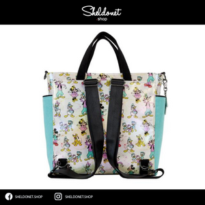 Loungefly: Disney - D100 Classic All-Over Print Convertible Tote Bag