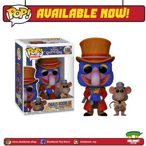 [IN-STOCK] Pop! & Buddy: The Muppets Christmas Carol (1992) - Charles Dickens (Gonzo) With Rizzo
