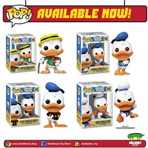 [PROMOTION] Funko: Donald Duck 90th Bundle Set Of 4
