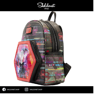 Loungefly: Marvel Across The Spiderverse - Lenticular Mini Backpack (Glow In The Dark)