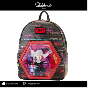 Loungefly: Marvel Across The Spiderverse - Lenticular Mini Backpack (Glow In The Dark)
