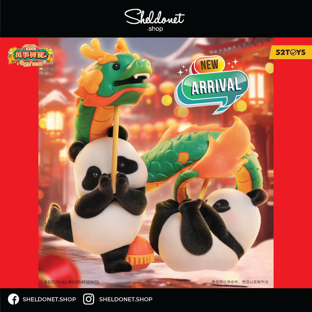[IN-STOCK] 52TOYS: Panda Roll - Dragon Dance  [Limited Edition] (Panda Roll胖哒幼限定版-万事兴“龙”)