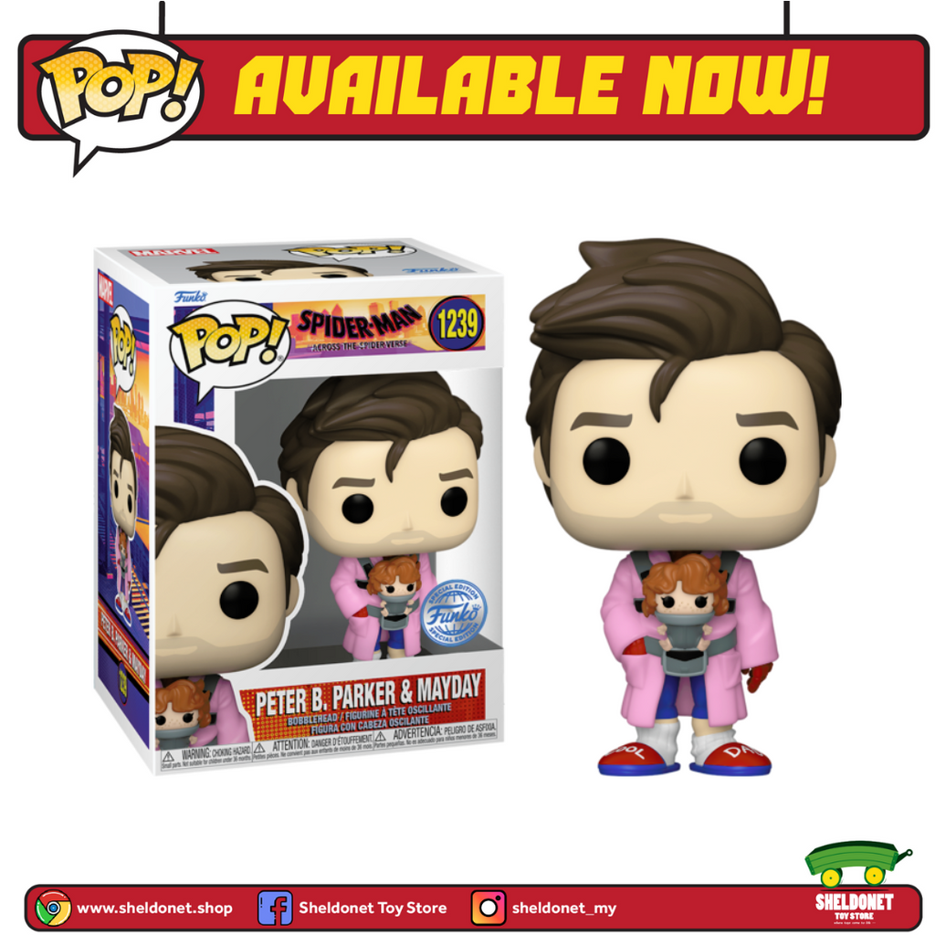 Pop! Marvel: Spider-Man: Across The Spiderverse - Peter Parker With Mayday [Exclusive]